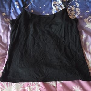 SO Adjustable Strap Camisole w/ Shelf Bra  Tank Top Size L Women's Vintage Y2K